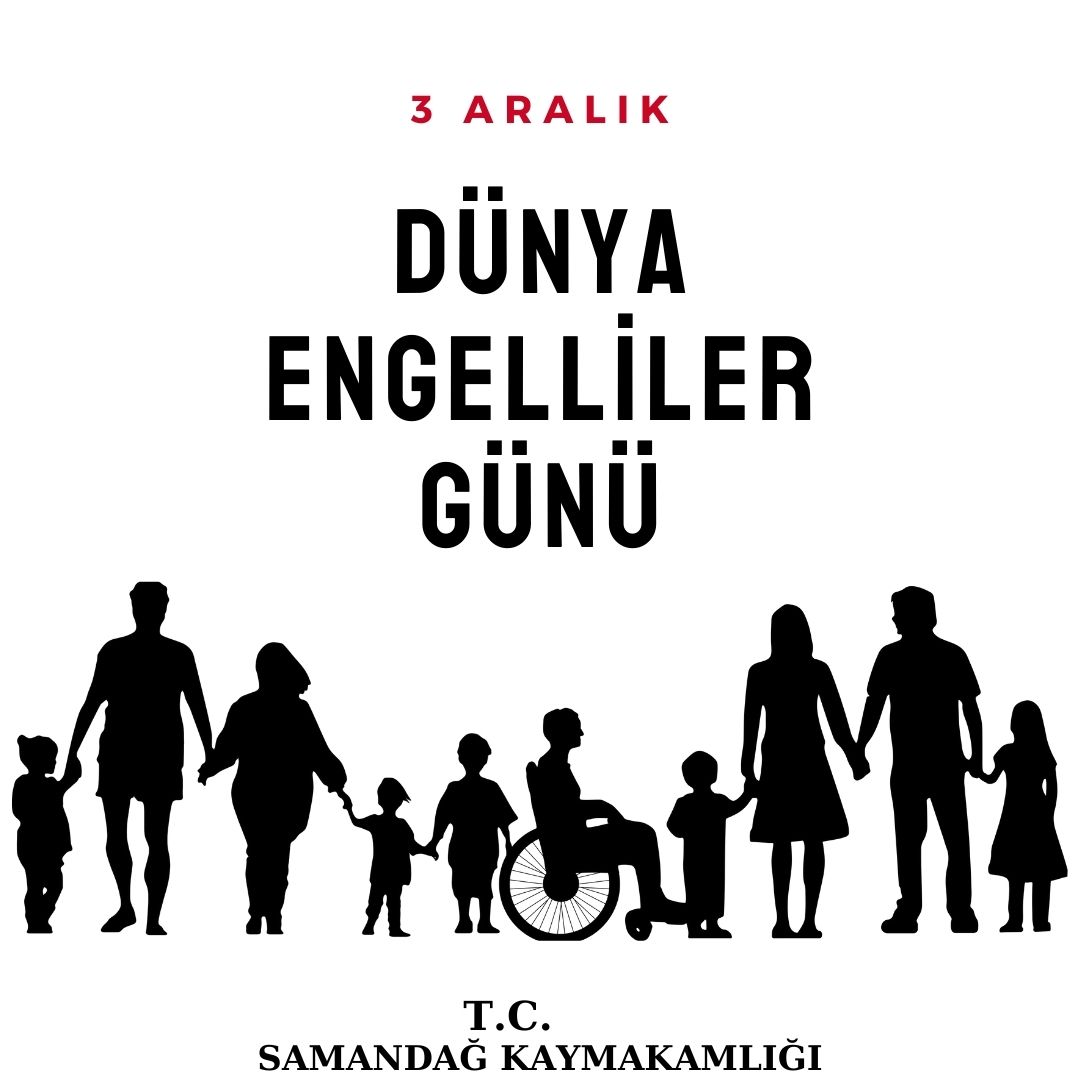Kaymakamımız Sayın Emre DÜNDAR Dünya Engelliler Günü Dolayısıyla Mesaj Yayımladı